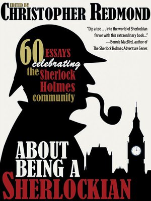 cover image of About Being a Sherlockian